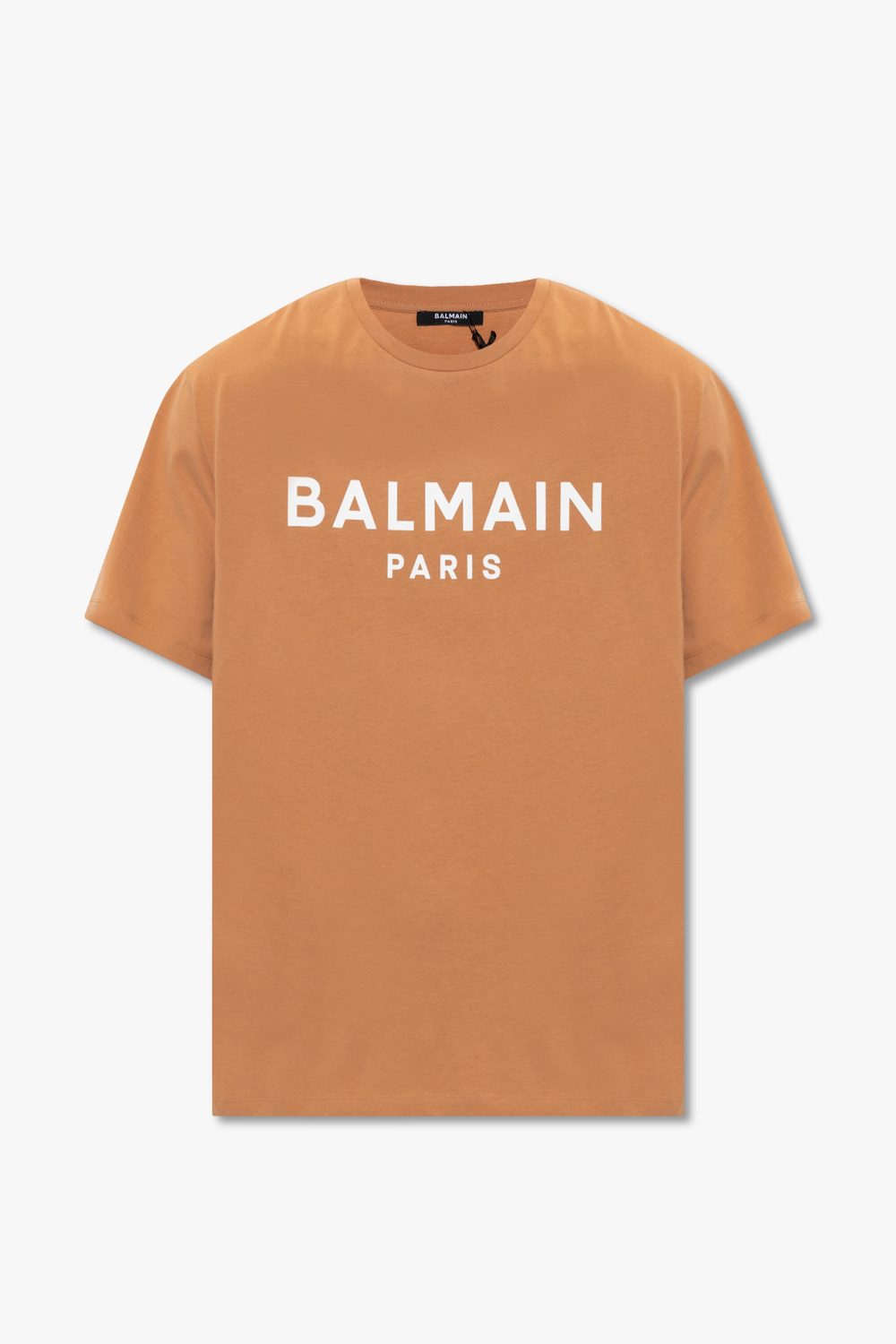 Orange balmain shop t shirt